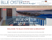 Tablet Screenshot of blueoyster.co.za